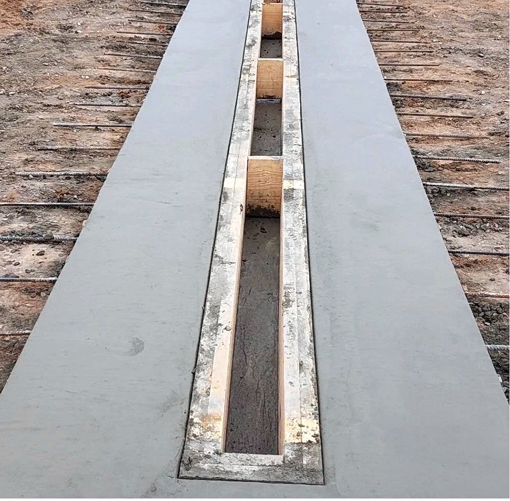 Concrete beam forming